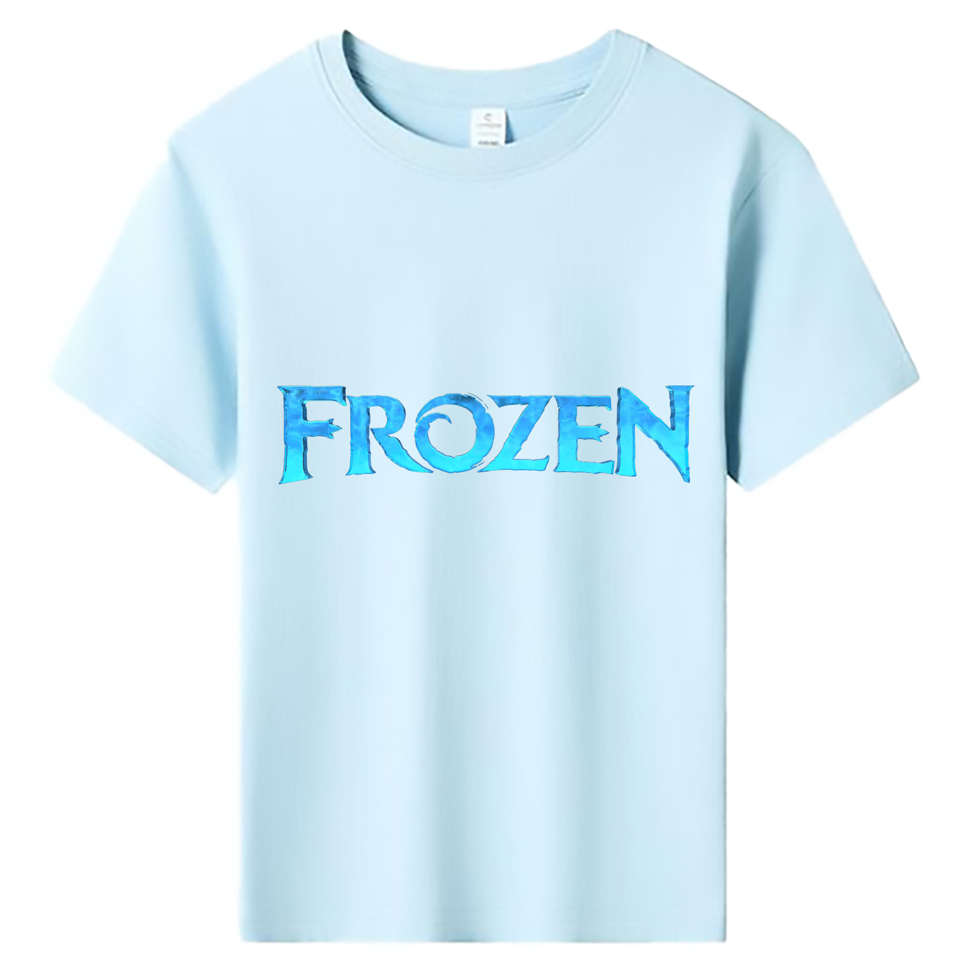 （画像用） アナと雪の女王 アンナ エルサ Frozen Anna Elsa 綿100％キッズTシャツ（フロントプリント）